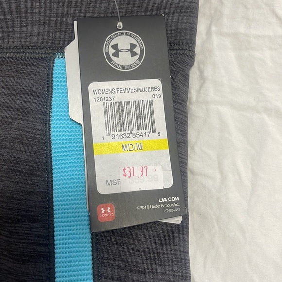 New with Tags, Under Armour Grey leggings, size medium. - Picture 4 of 6